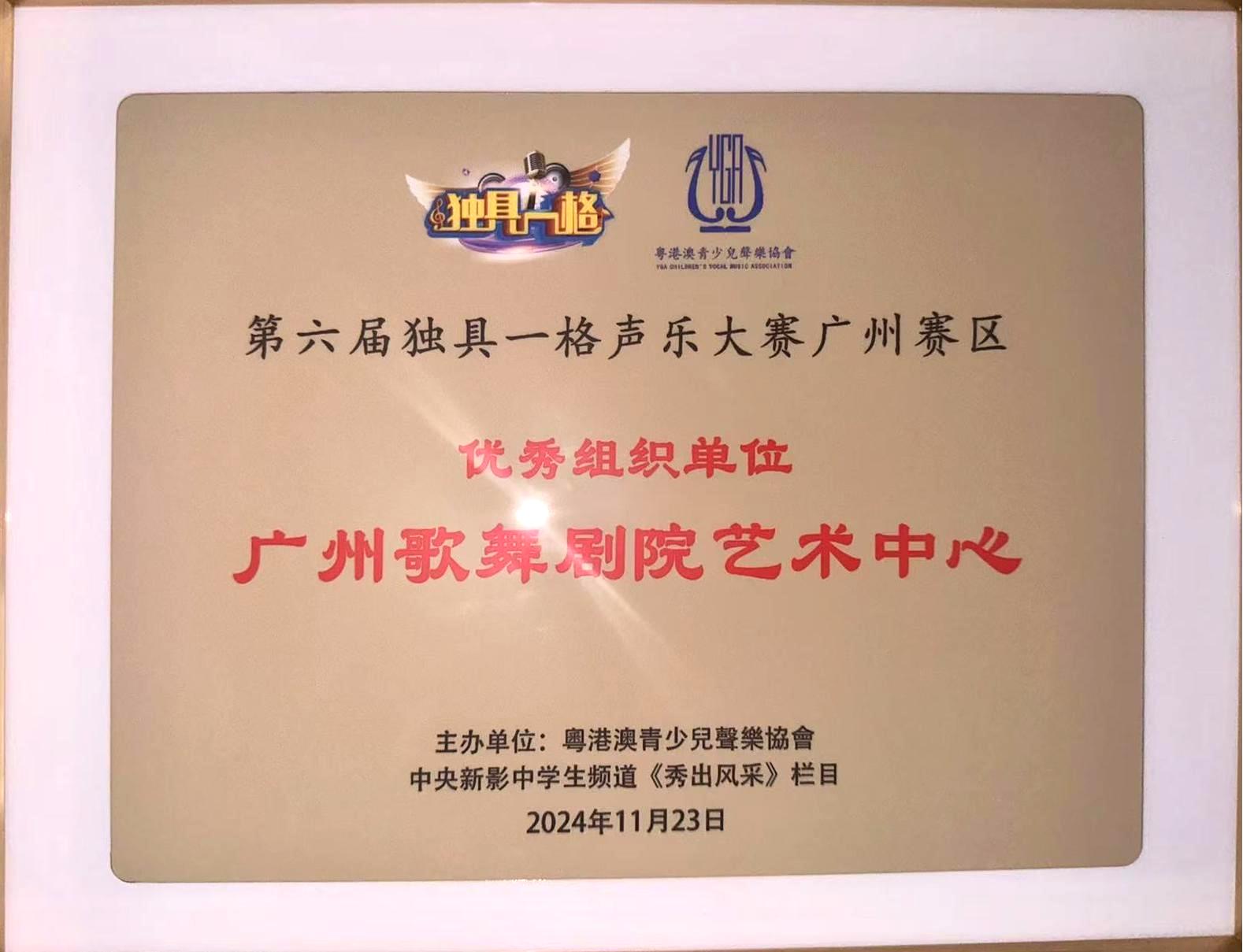 第六届独具一格声乐大赛优秀组织奖.jpg